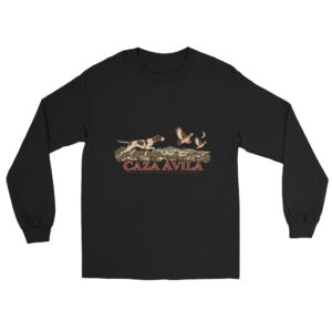 Camiseta de caza manga larga Perro y Perdices | CAZA ÁVILA